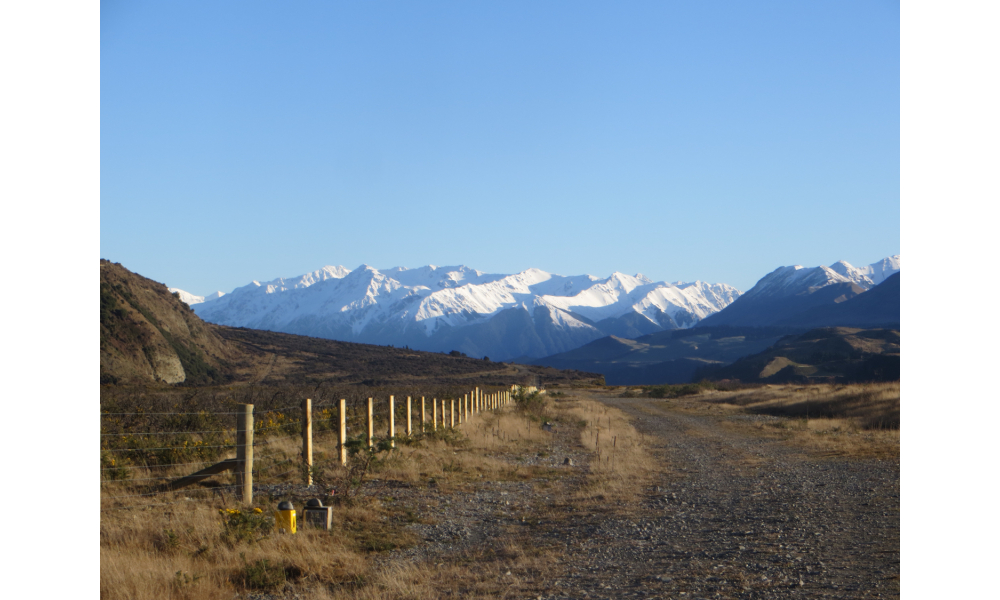 Rakaia River terrace location